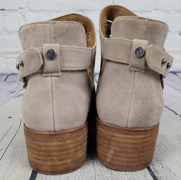 SAM EDELMAN | Pierson cutout suede leather ankle boots booties - Picture 7 of 10